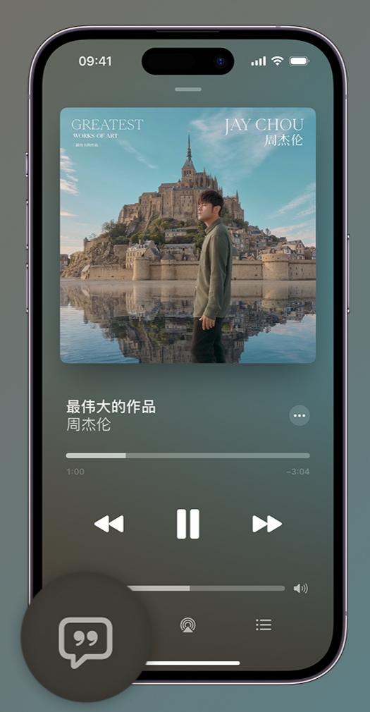 临安iphone维修分享如何在iPhone上使用Apple Music全新唱歌功能 