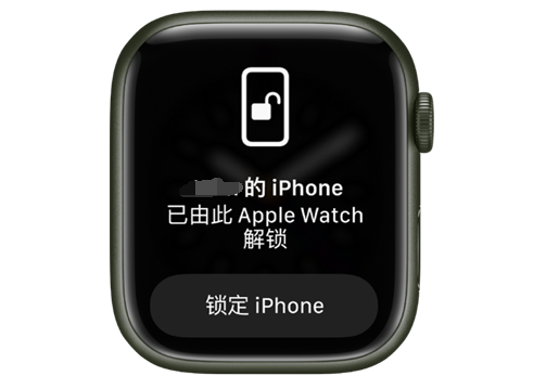 临安苹果手机维修分享用 AppleWatch 解锁配备面容 ID 的 iPhone方法 