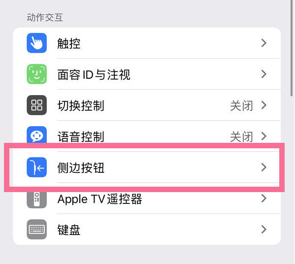 临安苹果14维修店分享iPhone14 Plus侧键双击下载功能关闭方法 