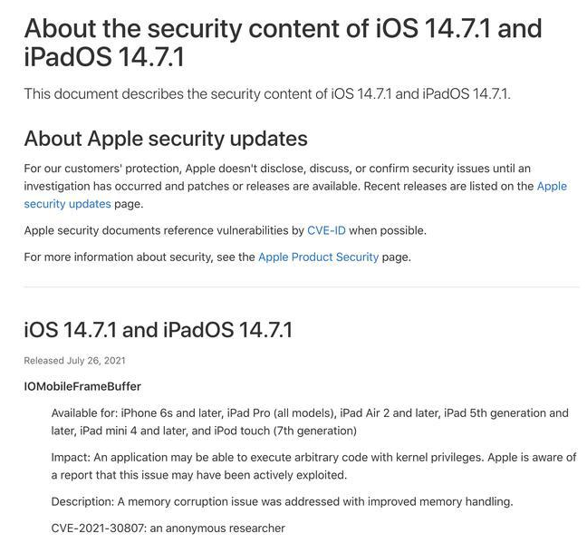 临安苹果手机维修分享iOS 14.7.1 正式版更新内容及升级方法 